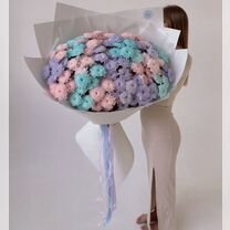 Яркий букет из хризантем. Доставка цветов