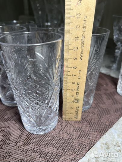 Хрустальные стаканы СССР