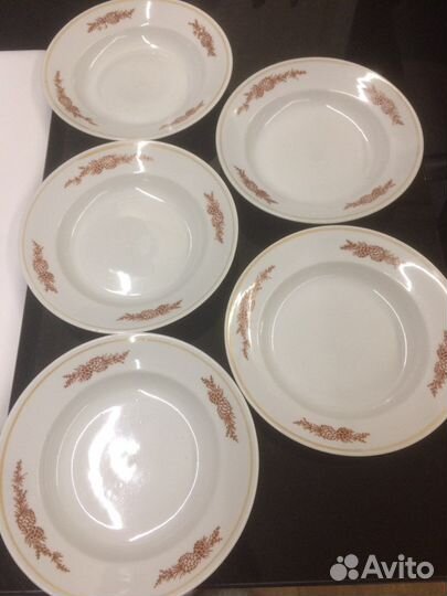 Тарелки столовые СССР