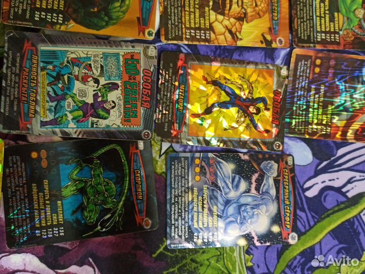 Карточки человек паук