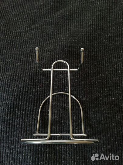 Салфетница металлическая, хромированная