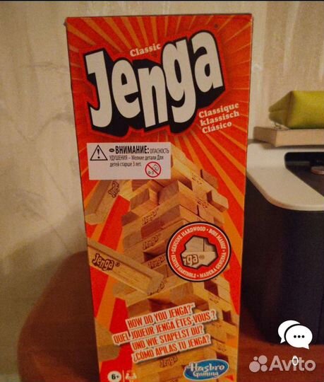 Настольная игра Jenga башня