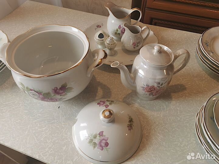 Столовый сервиз фарфор (СССР, Коростенський)