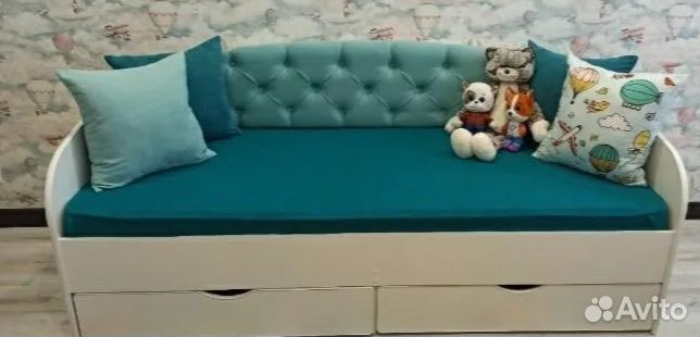 Детская кровать от 3 лет с бортиками