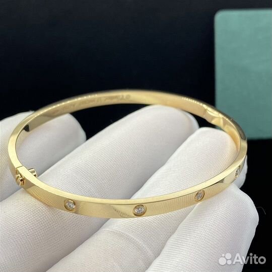 Браслет Cartier Love, 10 брил. 0,12ct