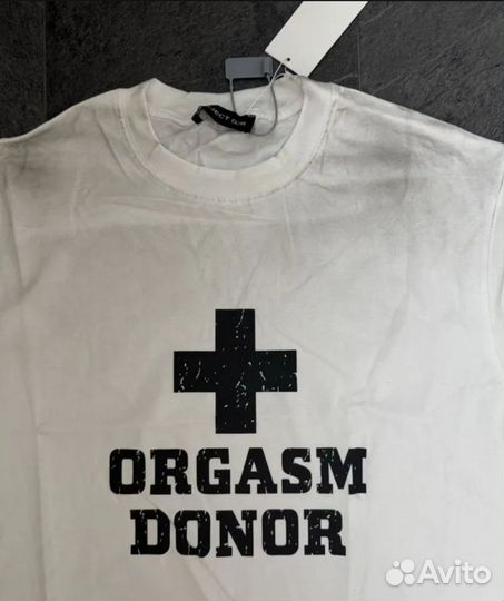 Футболка orgazm donor
