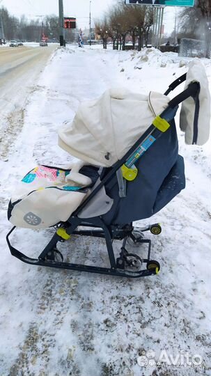 Коляска санки