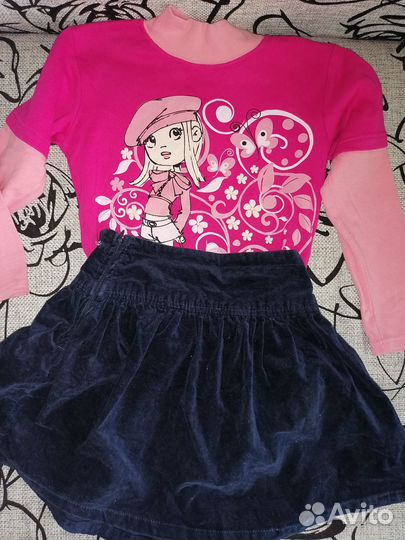 Пакет одежды для девочки 6-8 лет