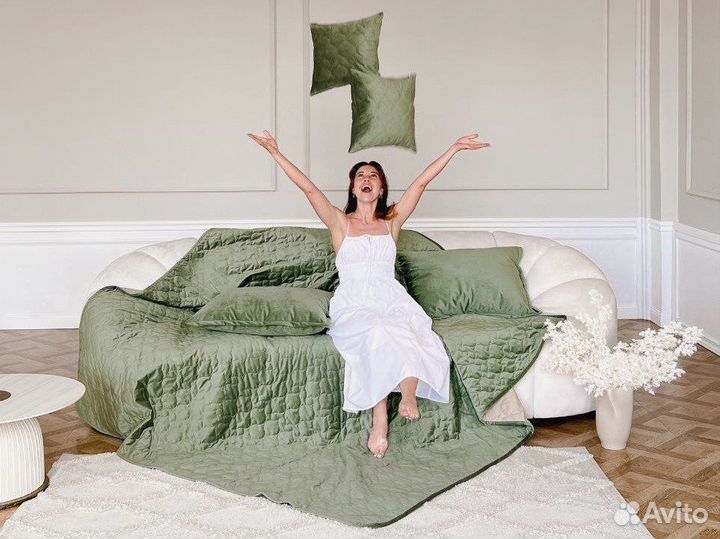 Бархатное покрывало Тэйла (велюровое)