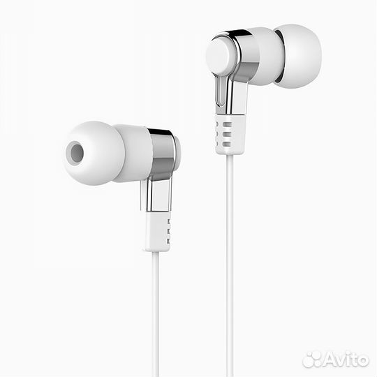 Наушники проводные вкладыши Hoco M52 белые