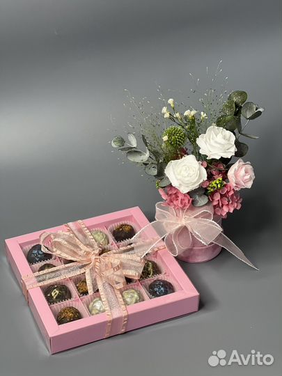 Букеты из стабилизированных цветов