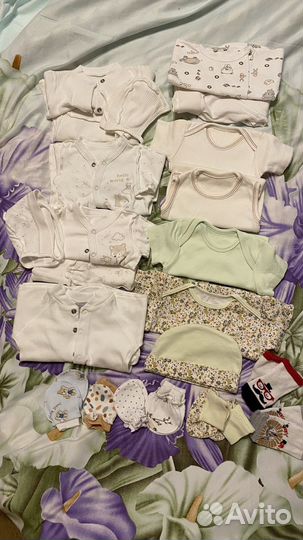 Детские вещи пакетом (новорожденный) 0-2 мес