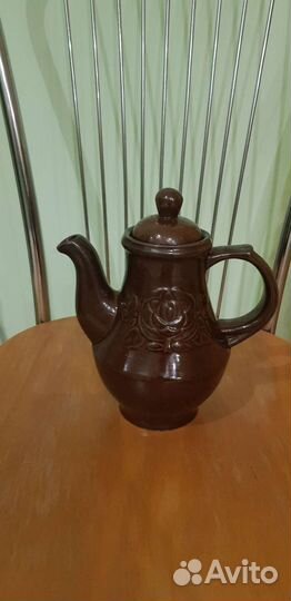 Чайник СССР глина 20см