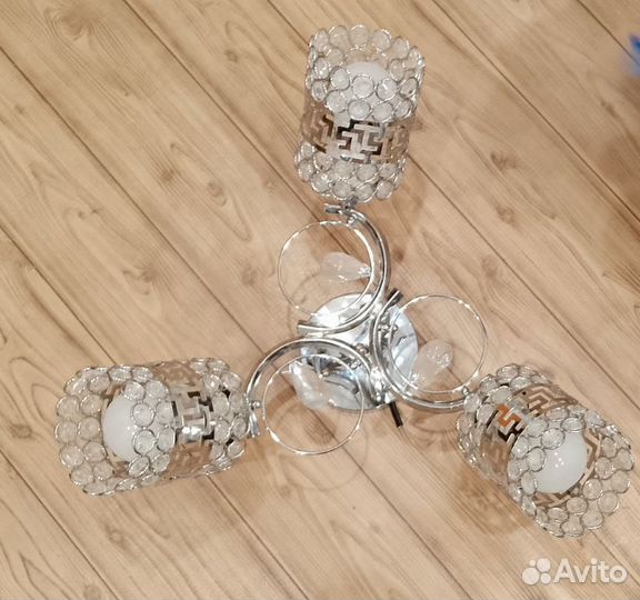 Люстра потолочная подвесная бу