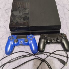 Sony playstation 4 (PS4) + джойстики + биб-ка игр