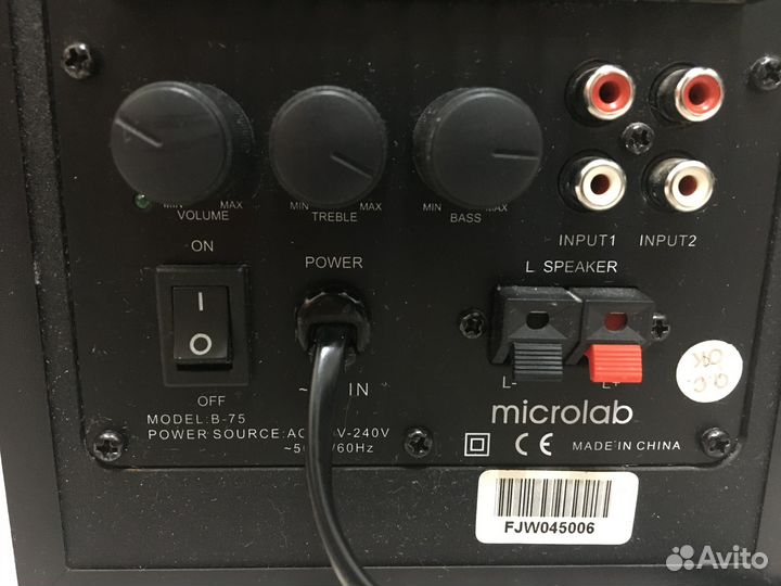 Колонки microlab B-75 в идеальном состоянии