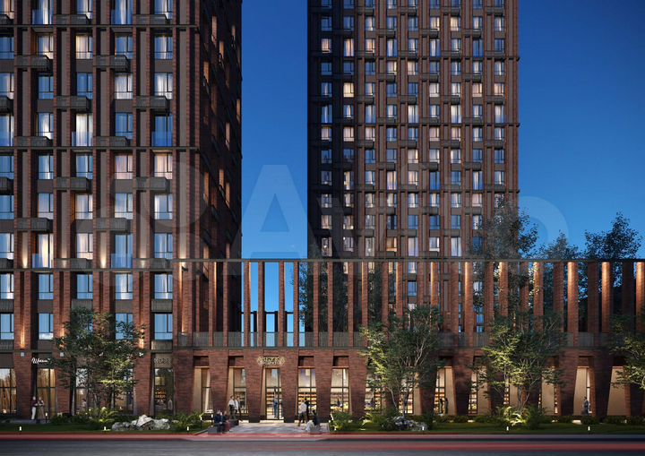 2-к. апартаменты, 51,3 м², 10/25 эт.