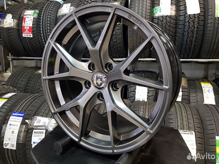 Диск RS HRE P101 Hyper Black R17 на Ford 5X108