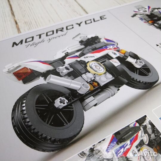 Детский конструктор мотобайк