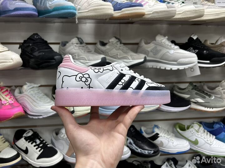 Кроссовки Adidas samba Hello kitty