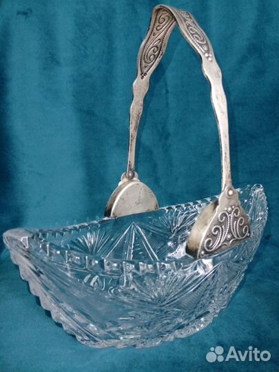 Лодочка хрустальная