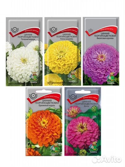 Семена Цинии бесплатная доставка по Крыму