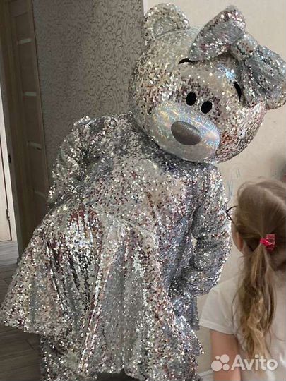 Гиганский плюшевый белый мишка, панда и другие