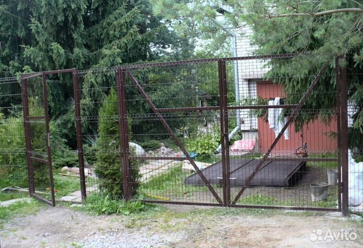 Забор из 3D сетки цена за метр, калитки