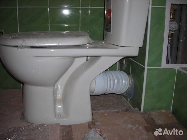 Установка ванны, унитаза