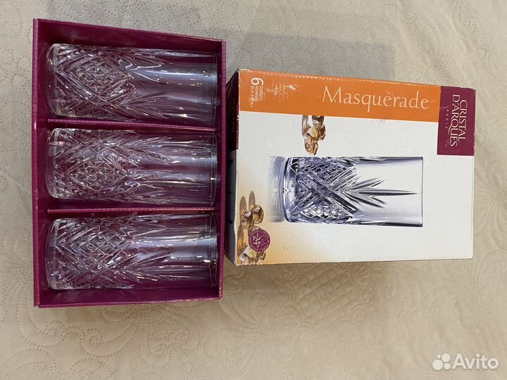 Набор стаканов новые 6 шт, Франция