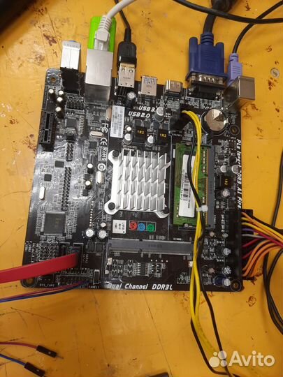 Материнская плата biostar j1800 nh3 + 4gb RAM