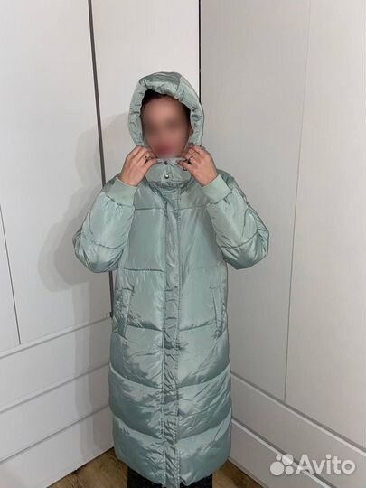 Пуховик женский длинный