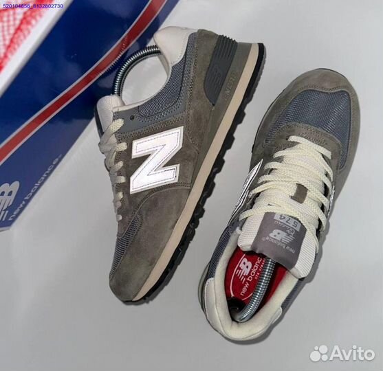 Кроссовки New Balance 574 Grey (Арт.88327)