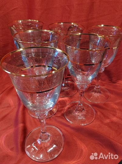 Фужеры Bohemia хрустальные