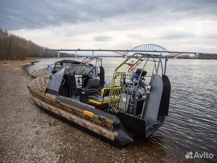 Аэролодка Alligator Raptor 590 с увеличенным баком