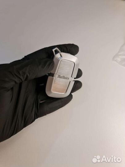 Зажигалка турбо Marlboro металлическая