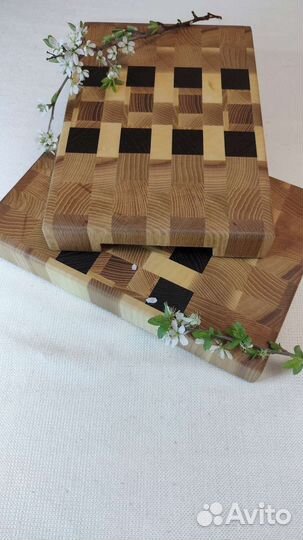 Доска разделочная торцевая