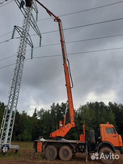 Аренда и услуги телескопической автовышки-вездехода, 400 кг, 36 м