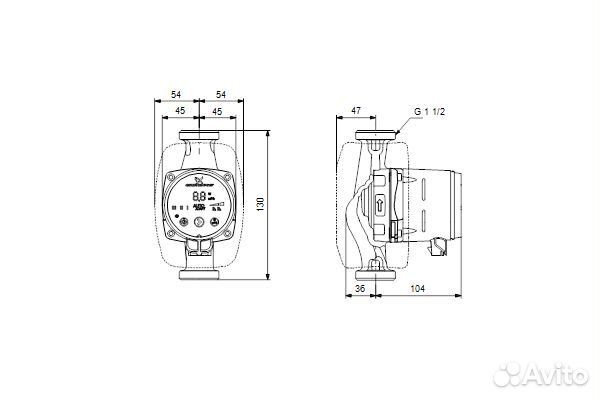 Grundfos alpha2 25-80 130