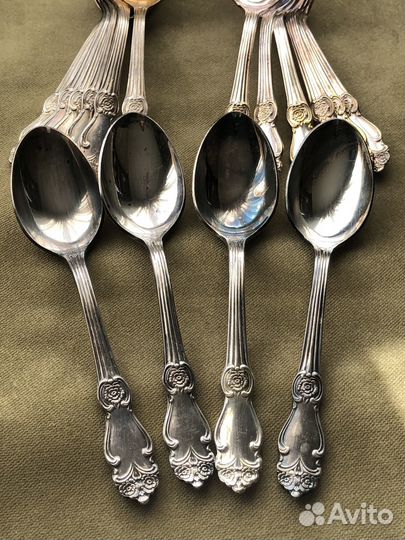 Чайные ложки мельхиор