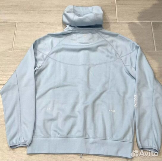 Зип худи Nike Tech Fleece nocta голубая