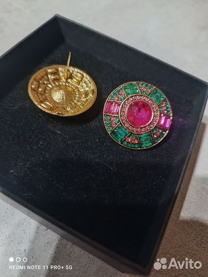 Серьги с кристаллами swarovski