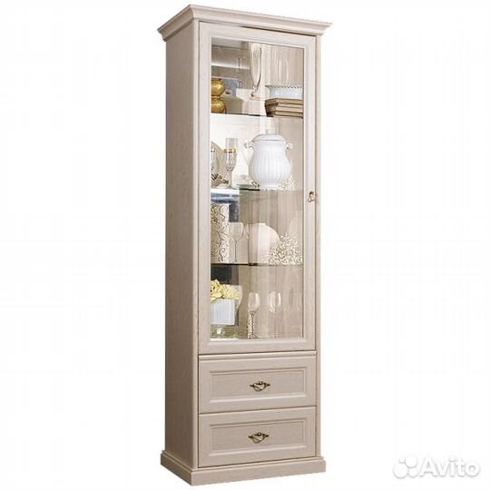 Витрина Венеция внв1-1С дуб седан 1-ств для посуды