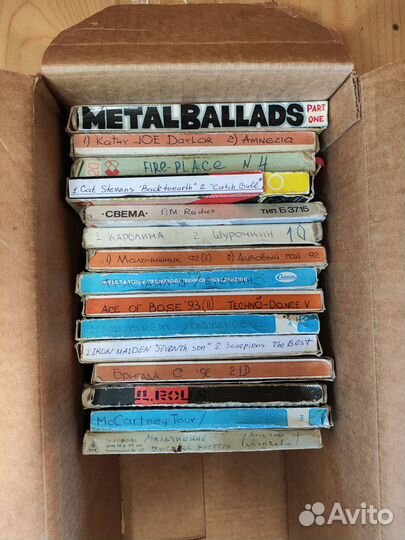 Катушки для магнитофона с записью