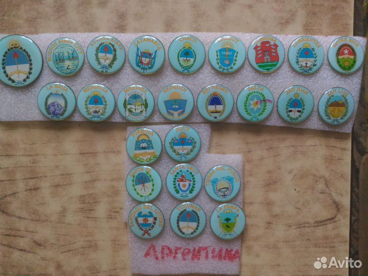 Значки гербы городов, регионов стран Зарубежья