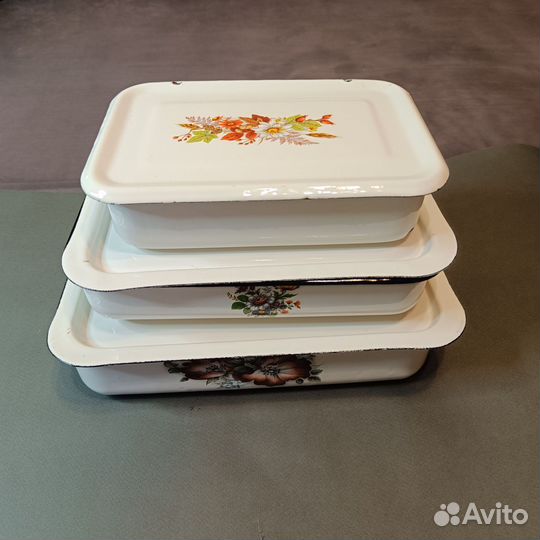 Эмалированный лоток СССР