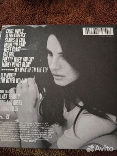Lana Del Rey ultraviolence cd