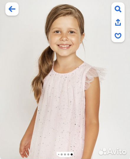 Детское нарядное платье 104