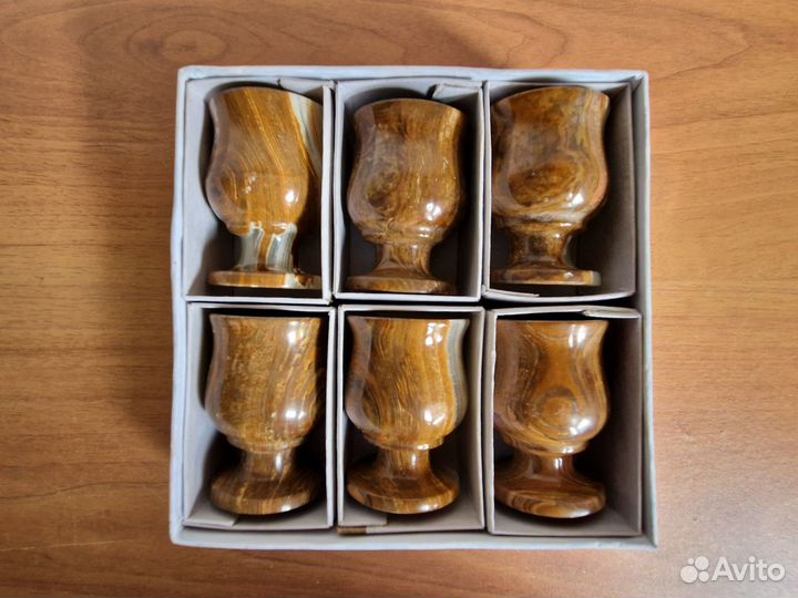 Рюмки из камня сувенирные