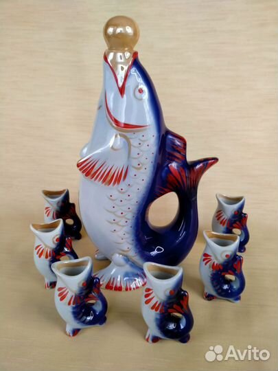 Штоф Рыба с рыбками Полонное